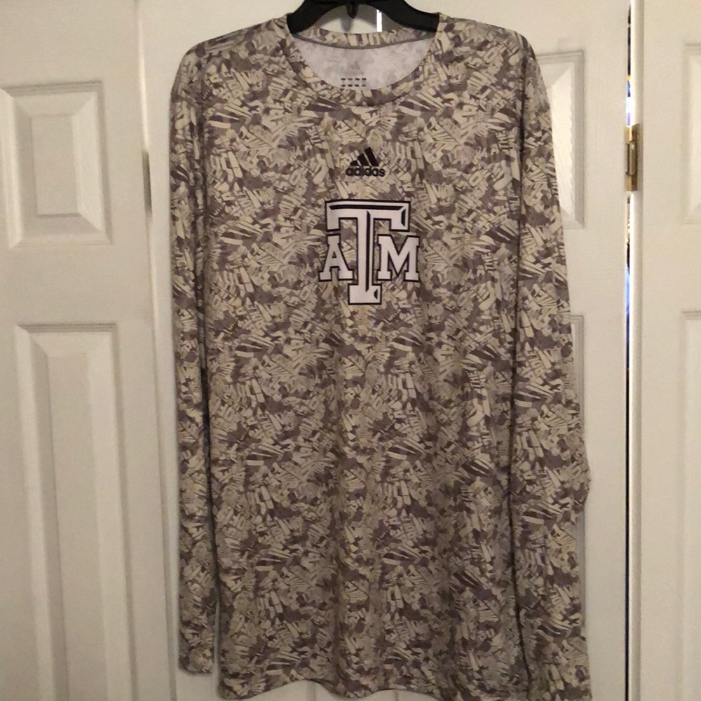 Texas A&M long sleeve tee xxl adidas